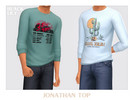 Sims 4 — Jonathan Top by Black_Lily — YA, A, Teen