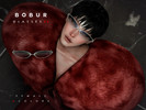 Sims 4 — Cat eye sunglasses by Bobur2 — Cat eye sunglasses for female