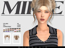 Sims 4 — MIIOE-updo by MIIOE — An updo designed specifically for The Sims 4. Hope you like it, thank you.