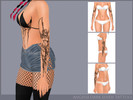 Sims 4 — Dark Elven Tattoo by ANGISSI — PREVIEWS MADE USING HQ MOD HQ compatible