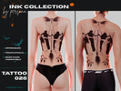 Sims 4 — PERSONA - Halloween Special - Tattoo XXVI by simsbypersona — INK Collection: TATTOO 026 - Item Details -