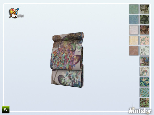 Sims 4 — Hinton Roman Curtain Short Recolor C Small by Mutske — Part of the construtionset Hinton. Made by Mutske@TSR.