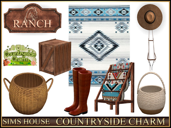 Sims 4 — COUNTRYSIDE CHARM by Sims_House — COUNTRYSIDE CHARM