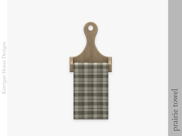 Sims 4 — Prairie Towel by kerriganhouse — Give your interiors a rustic, country feel with these adorable farmhouse items.
