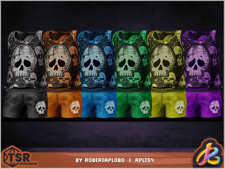 The Sims Resource | BOY Bottom - Rebel Skull - Infant