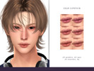 Sims 4 — jean lipstick by ohmyheart — -for all genders, all ages
