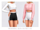 Sims 4 — Morning Run Outfit 2 by Black_Lily — YA, A, Teen
