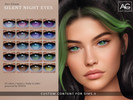 Sims 4 — Avi-Glam - Silent Night Eyes by VentaStudio — 20 Swatches