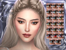 Sims 4 — Astral Eyes and Lipstick by VELYSEA — Eyes