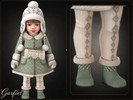 Sims 4 — Infant - Winter ankle boots with quilted panels and fleece cuffs by Garfiel — Winter ankle boots for infants,