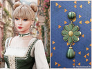 Sims 4 — Vintage daisy pearl drop earrings by MysteriousOo — Charming drop earrings featuring daisy-shaped ornaments with