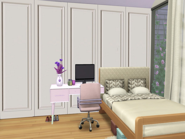 Sims 4 — Samara Panel Walls by lavilikesims — 4 panel walls and a plain wall to match, all wall heights, base game