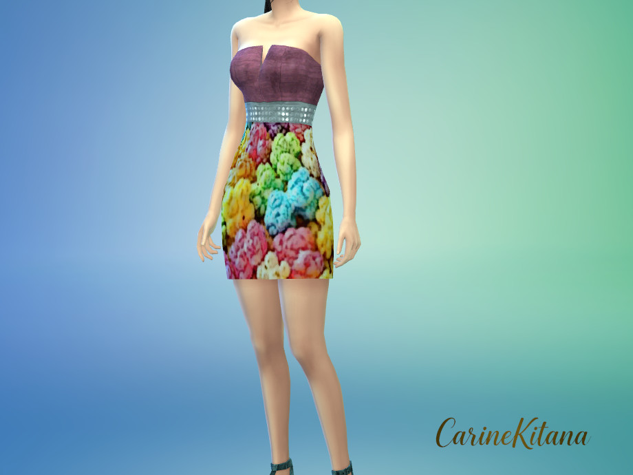 Sims Candy The Sims Resource | Leda Candy-Inspired Dress