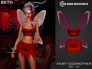 Sims 4 — Fairy Godmother - Set V2 by Beto_ae0 — Outfit inspired by an iconic fairy godmother, enjoy! IMPORTANT
