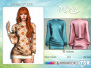 Sims 4 — Sweater dress by Mona — -New mesh-