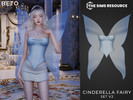 Sims 4 — Cinderella Fairy - Set V2 by Beto_ae0 — Outfit inspired by this iconic fairy, enjoy! IMPORTANT