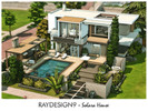 Sims 4 — Solara House by RayDesign9 — I build this lot in Newcrest 40x30 lot size and 2 floor. This house has :