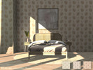 Sims 4 — Fiori Wallpaper by Caroll912 — A 3-swatch, warm-toned wallpaper in floral pattern. It comes as plain wallpaper.