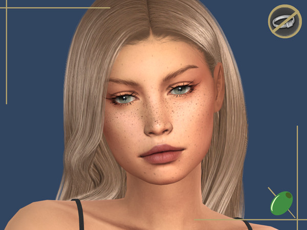 Sims 4 — Yona 3D Lashes Rings Contradict by Pitted0live — Sparse long stylized eyelashes Top lash only swatches included