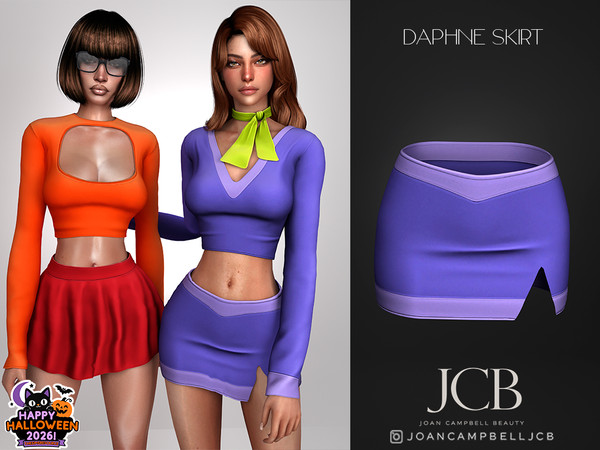 Sims 4 — DAPHNE SKIRT by Joan_Campbell_Beauty_ — INCLUDES: