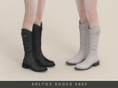 Sims 4 — Silm retro boots Female by Arltos — 9 colors.