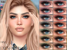 Sims 4 — Star Eyeshadow by MagicHand — Natural eye makeup in 18 colors - HQ Compatible.