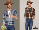 Sims 4 — Button-ups Menswear by remaron — Button-ups for Male Sims, teens to elders in The Sims 4 ReMaron_M_Top039