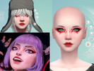 Sims 4 — Firestarter Akali Eyeshadow by JustineBlade — Akali;s Firestarter Eyeshadow! MY FIRST MOD! Please use any black