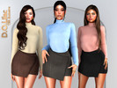 Sims 4 — Muted Chic Set by DOLilac — Includes: (Top + Bottom)