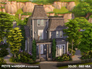 Sims 4 — Petite Mansion - NO CC by xogerardine — Another wonderful house from The Sims 3! I wanted to get into the
