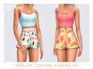 Sims 4 — Mellow Dreams Pajama 3 by Black_Lily — YA, A, Teen
