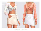 Sims 4 — Aniya Dress by Black_Lily — YA, A, Teen