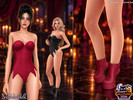 Sims 4 — Little Devil Costume Set by Mermalade — Little Devil Bodysuit New Mesh