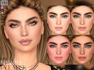 Sims 4 — Shantel Face Mask by MagicHand — Cute face in 6 skin color variations - HQ Compatible.