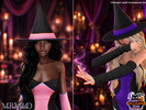 Sims 4 — Midnight Spell Accessories Set by Mermalade — Midnight Spell Hat