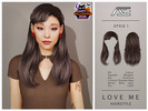 Sims 4 — Love Me Hairstyle - Style 1 by Ade_Darma — Love Me Hairstyle - Style 1 Ariana Grande - Hate That I Made You Love