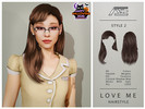 Sims 4 — Love Me Hairstyle - Style 2 by Ade_Darma — Love Me Hairstyle - Style 2 Ariana Grande - Hate That I Made You Love