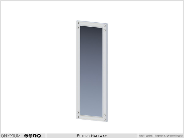 Sims 4 — Estero Mirror by Onyxium — Onyxium@TSR Design Workshop Hallway Collection - Belong To The 2026 Year