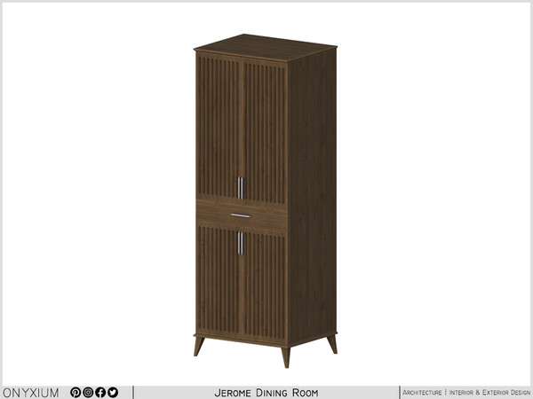 Sims 4 — Jerome Cupboard by Onyxium — Onyxium@TSR Design Workshop Dining Room Collection - Belong To The 2026 Year