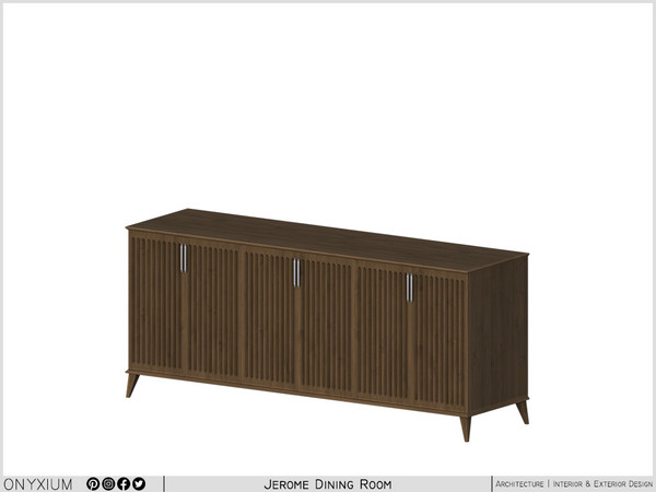 Sims 4 — Jerome Console Table by Onyxium — Onyxium@TSR Design Workshop Dining Room Collection - Belong To The 2026 Year