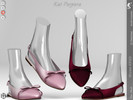 Sims 4 — Shoes KP2G- Female by KaTPurpura — Elegant flat shoes with an elongated design