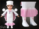 Sims 4 — Infant - Cute white knitted socks featuring pink ribbon bows by Garfiel — Delightful infant socks designed with