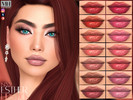 Sims 4 — Esther Lipstick by MagicHand — Creamy Shine Lipstick in 18 colors - HQ Compatible.