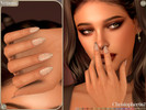 Sims 4 — Venom Nails - Almond Shaped Glitter Spiderweb Nails by christopher0672 — This is a frighteningly fabulous set of