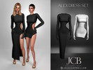 Sims 4 — ALEX DRESS SET by Joan_Campbell_Beauty_ — INCLUDES:
