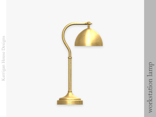 Sims 4 — Workstation Lamp by kerriganhouse — A modern office and decor collection.