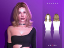 Sims 4 — LEXEL - Oxygen layered blowout by LEXEL_s — 35 swatches