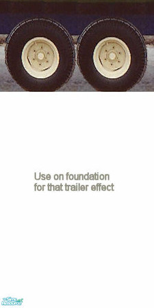 Sims 2 — The Trailer Effect - Tires by dddrake — These are the tires used in The Trailer Effect. Use on foundations.