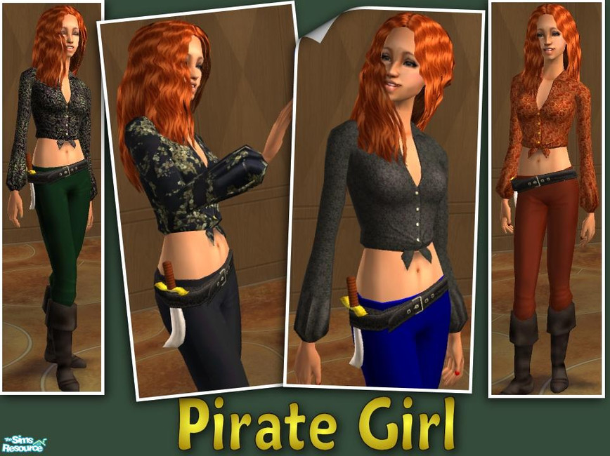 The Sims Resource Pirate Girl