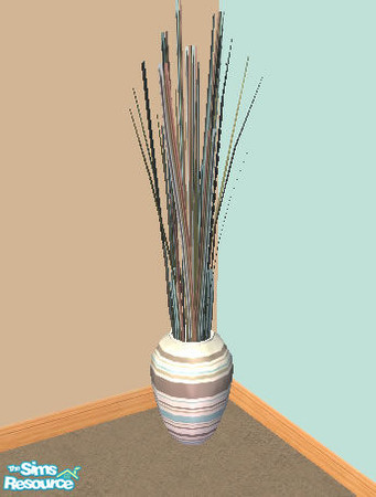 Sims 2 — Dashed Stripe Bedroom - Dashedstripeplant by schoenstekind — A recolour of The Sorrowful Scions to match the